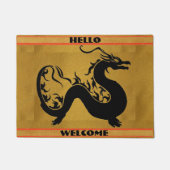 Asian Dragon Door Mat Fußmatte (Vorderseite)