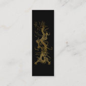 ASIAN DRAGON Profil oder Visitenkarten Mini Visitenkarte (Rückseite)