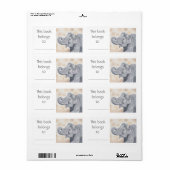 Asian Elephant Book Label (Vorne)
