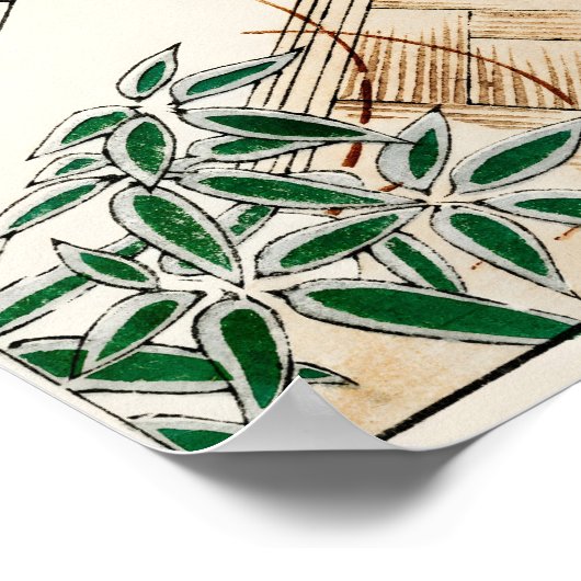 Asian Flower Poster (Ecke)