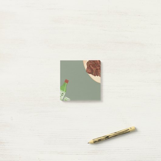 Asian Food 18 Sticky Notes Post-it Klebezettel (Auf Schreibtisch)