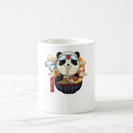 Asian Food Panda Kaffeetasse (Mittel)