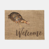 Asian Forest Tortoise - Willkommen Fußmatte (Vorderseite)