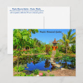 Asian Garden - Neapel Botanischer Garten Neapel, F Postkarte (Vorne/Hinten)