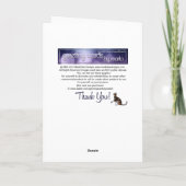 Asian Girl Beautiful Blume Happy Birthday Card 4 Karte (Rückseite)