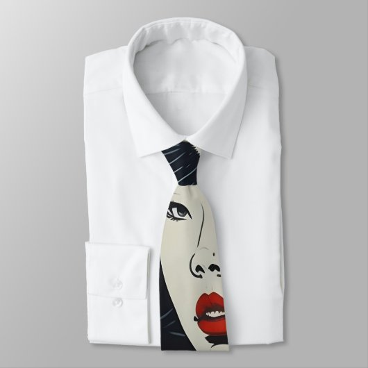 Asian Girl Colorful Krawatte (Gebunden)