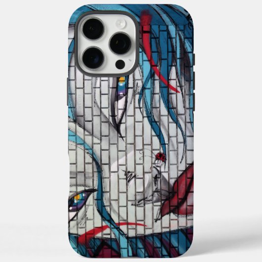 Asian Girl Graffiti Case-Mate iPhone Hülle (Rückseite)
