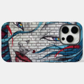 Asian Girl Graffiti Case-Mate iPhone Hülle (Rückseite (Horizontal))