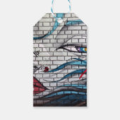 Asian Girl Graffiti Geschenkanhänger (Vorderseite)