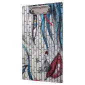 Asian Girl Graffiti Klemmbrett (Links)