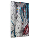 Asian Girl Graffiti Klemmbrett (Rechts)