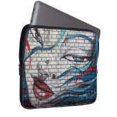 Asian Girl Graffiti Laptopschutzhülle (Vorne Rechts)