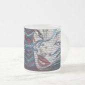 Asian Girl Graffiti Mattglastasse (VorderseiteRechts)
