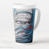 Asian Girl Graffiti Milchtasse (Rechte Ecke)
