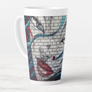 Asian Girl Graffiti Milchtasse