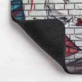 Asian Girl Graffiti Mousepad (Ecke)