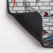 Asian Girl Graffiti Mousepad (Ecke)