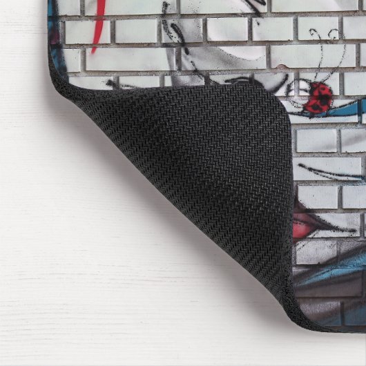 Asian Girl Graffiti Mousepad (Ecke)