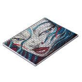 Asian Girl Graffiti Notizblock (Linke Seite)