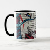 Asian Girl Graffiti Tasse (Links)