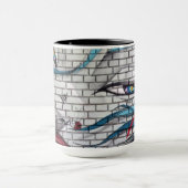 Asian Girl Graffiti Tasse (Zentrum)