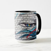 Asian Girl Graffiti Tasse (VorderseiteRechts)
