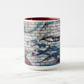 Asian Girl Graffiti Tasse (Zentrum)