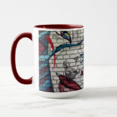 Asian Girl Graffiti Tasse (Links)