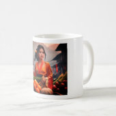 (Asian Girl) Klassische Tasse, 11 oz Kaffeetasse (VorderseiteRechts)