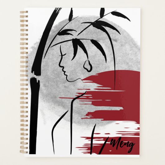 Asian Girl Planner Planer (Vorderseite)