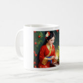 (Asian Girl VIII) Klassische Tasse, 11 oz Kaffeetasse (Vorderseite Links)