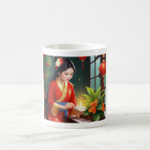 (Asian Girl VIII) Klassische Tasse, 11 oz Kaffeetasse (Mittel)