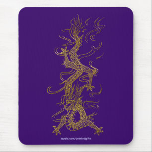ASIAN Golden Dragon Mousepad Collection
