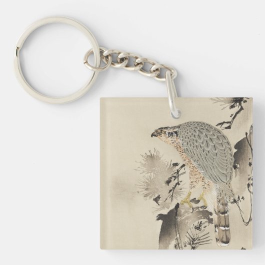 Asian Goshawk - 1890 Schlüsselanhänger (Vorderseite)