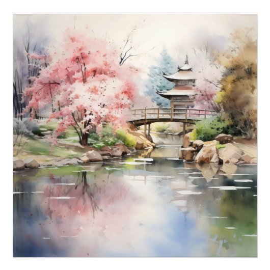 Asian Graden Spring Fotodruck (Vorne)