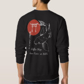 Asian Inspired Koi Fish Personalized Sweatshirt (Rückseite)