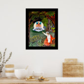 Asian Jesus Art Nouveau Poster (Küche)