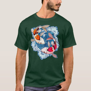 Asian Koi Fish Yang Koi Pond Premium T-Shirt