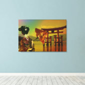 Asian Leinwanddruck (Insitu (Holzboden))