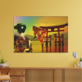 Asian Leinwanddruck (Insitu (Wohnzimmer))