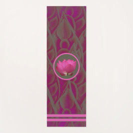 Asian Lotus Design Yoga Mat Yogamatte