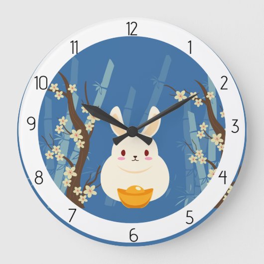 ASIAN LUCKY BUNNY GROßE WANDUHR (Vorderseite)