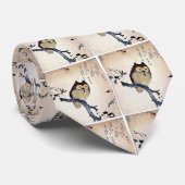 Asian Owl Krawatte (Gerollt)
