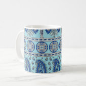 Asian Paisley Border: Traditionelles Design. Kaffeetasse (Vorderseite Links)