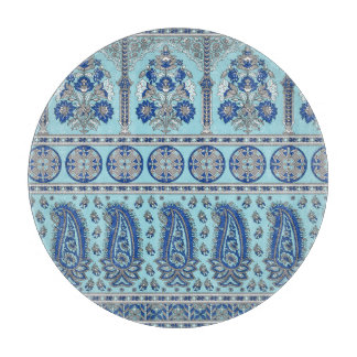 Asian Paisley Border: Traditionelles Design. Schneidebrett