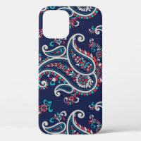 Asian Paisley: Traditionelles Nahtloses Design.