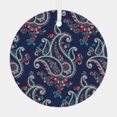 Asian Paisley: Traditionelles Nahtloses Design. Ornament Aus Glas (Rückseite)