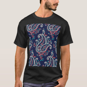 Asian Paisley: Traditionelles Nahtloses Design. T-Shirt