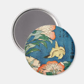 ASIAN PEONIES-Magnet Magnet (Vorderseite/Rückseite)