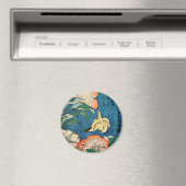 ASIAN PEONIES-Magnet Magnet (In Situ (Geschirrspüler))